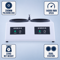 Machine de polissage métallographique automatique à double disque PG-2T pour bureau, équipement de préparation d'échantillons de laboratoire à haute efficacité