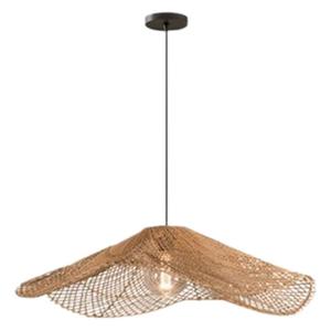 Rattan Chandelier Oval E27 LED Pendant <b>Light</b> For Living Room Bedroom <b>Dining</b> Room - Product Image 3