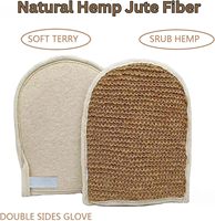 Kit de brosses pour le corps en bois naturel et poils naturels écologiques 4 pièces avec gant exfoliant et brosse pour cuir chevelu sec, coffret cadeau inclus