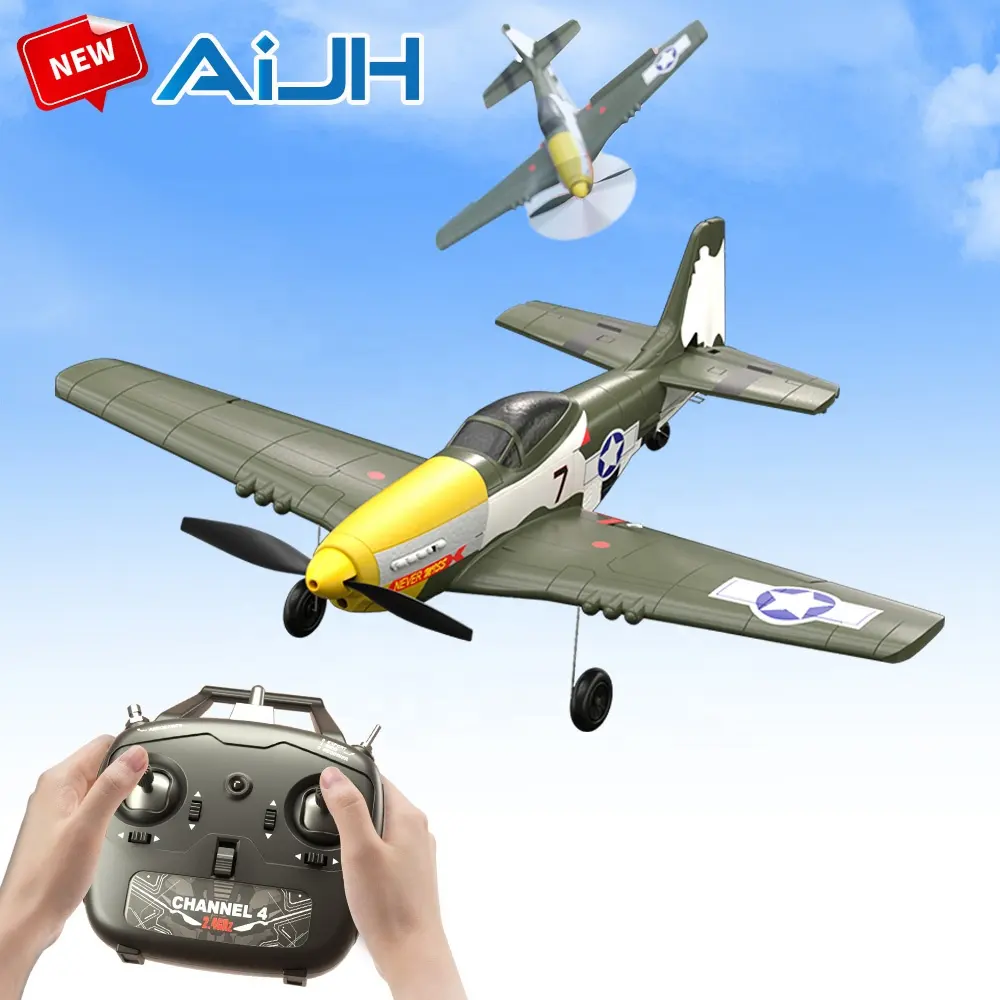 ألعاب جيروسكوب طائرة بـ 6 محاور من AiJH طائرة جيروسكوب مثبتة RTF تنقل بواسطة البطارية الميكانيكية المشتتة النفاثة الكهربائية النفاثة الملاعبة الملاعبة