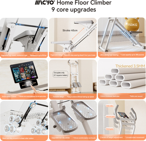 Macyo Mới Có Thể Gập Lại Đa Chức Năng Bước Máy Trong Nhà Leo Núi Khung Nhà Tập Thể Dục Cầu Thang Leo Núi Tập Thể Dục - Product Image 5