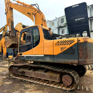 Excavatrice sur chenilles Hyundai215lc-9C jaune, hydraulique, pour travaux de construction, machine lourde sur chenilles - Product Image 1