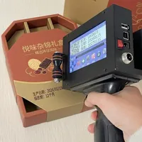 Impresora de Etiquetas de Inyección de Tinta Semiautomática Portátil, Codificador Inteligente de 600 DPI para Impresión de Códigos de Lote en Cajas de Cartón (Certificado CE)