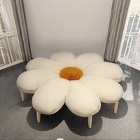 Oreiller de chevet tissé de luxe pour femme, motif tournesol, couleur unie, écologique, amovible et lavable, style célébrité cyber, tendance Instagram