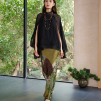 Ensemble jupe et chemisier pour femme, printemps-été, élégant, imprimé, deux pièces, vêtements de créateur ODM, tenue de fête, tenue de vacances