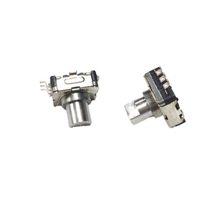 Venta al por mayor: Codificador de interruptor de botón SMT PEC11 giratorio 360 grados, tipo incremental con mango corto, DC5V, 11.8mm, montaje enchufable - Product Image 1