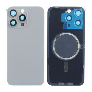 Boîtiers de téléphone portable Remplacement arrière Couvercle en verre arrière Batterie Boîtier de châssis arrière pour <span class=keywords><strong>iPhone</strong></span> 15 <span class=keywords><strong>Pro</strong></span> <span class=keywords><strong>Max</strong></span> - Product Image 2