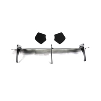 Difusor de Parachoques Trasero Negro Brillante ABS para Volkswagen Scirocco 2009 2014