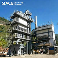 Centrale d'asphalte discontinuée à haute efficacité ACE Group ALB1200-100t/h - Importée (Moteur/Pompe) Contrôlée par PLC pour Projets Routiers Nationaux