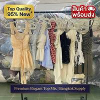 Pakaian Bekas Gaya Bangkok Seksi Musim Panas untuk Wanita Thailand, Gaun Campuran Kualitas Terbaik, Harga Grosir Fashion Bekas