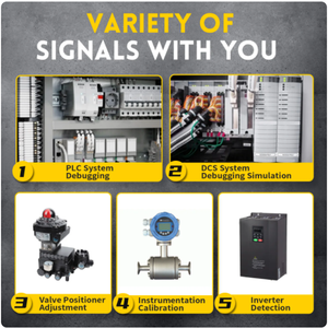 Calibrador de mini generador portátil multifuncional, transmisor de presión de resistencia de termopar de 4-20mA, 2 unidades - Product Image 6