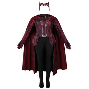 Disfraz <span class=keywords><strong>de</strong></span> Cosplay <span class=keywords><strong>de</strong></span> WandaVision <span class=keywords><strong>de</strong></span> Marvel, Serie <span class=keywords><strong>de</strong></span> TV Estadounidense, con Capa, Traje <span class=keywords><strong>de</strong></span> <span class=keywords><strong>Bruja</strong></span> <span class=keywords><strong>Escarlata</strong></span> <span class=keywords><strong>de</strong></span> WandaVision para Halloween - Product Image 1