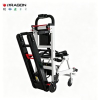 Fauteuil d'évacuation d'urgence Dragon OEM pour l'alpinisme, fauteuil roulant électrique pour monter les escaliers, fauteuil roulant électrique pliable