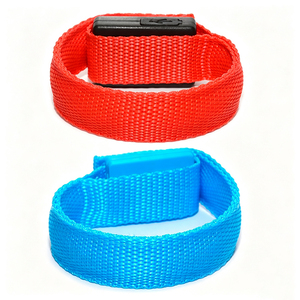 Pulsera luminosa LED con correa ajustable, batería recargable por USB, para carnavales, conciertos y promociones. - Product Image 3
