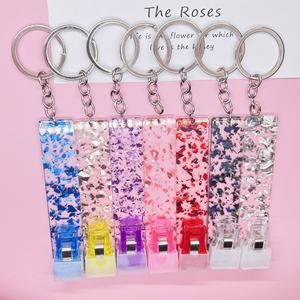 Nuevo Extractor de Tarjetas Bancarias de Acrílico con Cadena, Llavero Protector y Colgante Aislante - Product Image 2