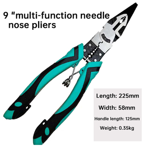 Venta Directa de Fábrica: Alicates Multifunción de Tres Piezas (Punta Fina/<span class=keywords><strong>Diagonal</strong></span>/Corte) en Verde, Acero Cromo Vanadio, Métricos, OEM - Product Image 5