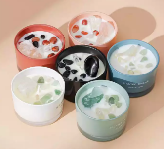 Barattolo Logo Private Label In Bulk su ordinazione di Mini Small Scented Soy Candle di fragranza 3