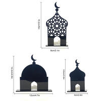 Décorations de table pour Ramadan et Aïd, décorations islamiques pour la maison, ornements lune et étoile pour les fêtes