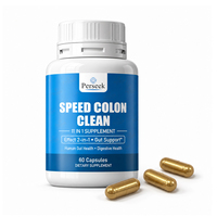 Perseek Speed Colon Clean 11-en-1 Capsules pour la Santé Intestinale Détox Naturelle du Côlon Soutien Digestif Complément Herbal Végétalien