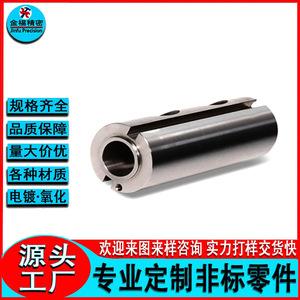 Manguito cilíndrico mecanizado por CNC para tuercas de acero M8 M10 para válvulas de control - Product Image 5