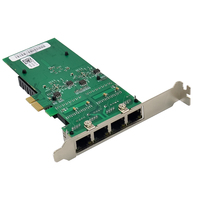 Controlador de red Gigabit PCIE X1 JL82571GB, Quad-RJ45, Gigabits, servidor NIC, compatible con IPv 4, IPv 6 protocolos