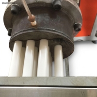 Machine d'extrusion à vis simple pour résine plastique HDPE/LDPE/PET/PC, neuve, avec PLC et moteur, pour la production de barres, haute productivité