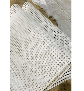 Hot <b>Sale</b> Adjustable Eco-Friendly Waterproof White Plain Plastic Mesh Roll Durable Synthetic Cane <b>Rattan</b> Weaving <b>Furniture</b> - Product Image 1