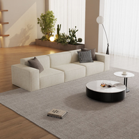 Zweisitziges Modulares Stoff-Wohnzimmersofa Vakuumverpackt Komprimierter Memory-Schaum Sektionalsofa Modernes Design für Apartments, Hotels und Villen