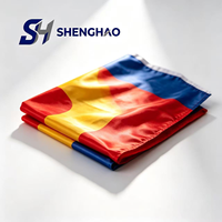Drapeau rectangulaire en polyester à impression numérique, technologie d'impression numérique, célébrations en plein air