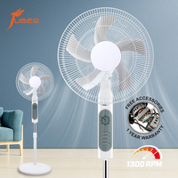 Ventilateur sur pied mécanique de 18 pouces à prix de gros, puissant ventilateur électrique manuel, ventilateur sur pied oscillant à 5 pales