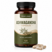 Capsules d'Ashwagandha OEM ODM Marque Privée Complément Herbal Formule Personnalisée Soutien Quotidien au Bien-être pour Acheteurs de Marques Adultes