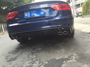 Per Audi <span class=keywords><strong>A5</strong></span> Sline berlina Coupe S5 2012-2016 paraurti posteriore in fibra di carbonio Kit corpo labbro stile orginale - Product Image 4