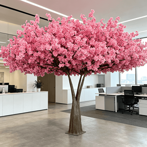 Árbol de Flores de Cerezo Artificial Grande Personalizado, Ultra Realista y Fácil de Instalar con Entrega a Domicilio para Decoración Comercial de Diseño - Product Image 4