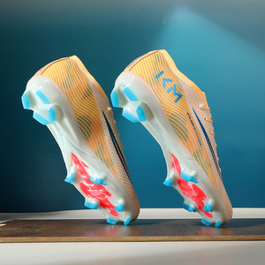 Zapatos de Fútbol Unisex de Alta Calidad, Venta al Por Mayor de Fábrica, Diseño de Logotipo Personalizado, Entresuela de TPU, Parte Superior de Malla, Soporte para Uso en Exteriores, Primavera/Verano - Product Image 5