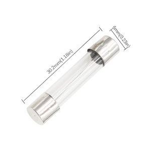 100 chiếc cầu chì thủy tinh thổi nhanh 6x30mm Bộ các loại cầu chì ống AMP 6*30mm 250V 0.5A 1A 2A 3A 4A 5A 8A 10A 15A 20A 25A 30A - Product Image 2