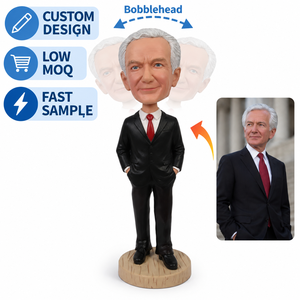 Statuette <span class=keywords><strong>Personalizzate</strong></span> Bobble Head per Sposo, Regalo di Nozze, Figurina in Resina Personalizzata per Testimone, Anniversario, Souvenir - Product Image 6