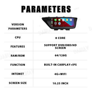 Radio para Auto de 10.25 Pulgadas para Lexus ES240 ES250 ES350 ES300h 2013-2017, Android 12, Navegación GPS, Reproductor Multimedia Estéreo de DVD - Product Image 6