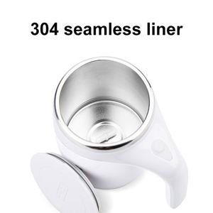Custom Logo Smart Drinkware Stainless Steel Electric Magnetic Auto Automatic Mixing String Coffee Cup Self Stirring Coffee <b>Mug</b> - Product Image 4