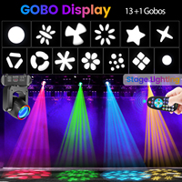 Projecteur LED 200W à tête mobile à prix usine, faisceau, spot et wash avec effet arc-en-ciel et télécommande pour DJ, scène, discothèque, mariage