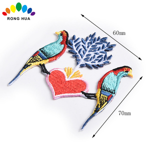 Applicazione Ricamata Personalizzata a Forma di Uccello, Patch Termoadesiva per Abbigliamento, Borse, Uniformi e Cappelli - Product Image 3