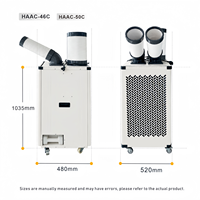 Refroidisseur d'air industriel portable commercial, climatiseur mobile local haute efficacité pour usine et atelier