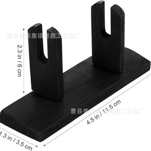 Wooden <b>Fan</b> Display <b>Stand</b> Folding <b>Fan</b> Holder Desktop Base Anti Slip Rectangle Shape Qx 2.2 - Product Image 2