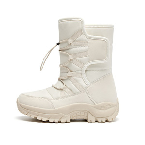 <span class=keywords><strong>Bottes</strong></span> de neige d'extérieur imperméables à tige haute en toile, doublées coton, best-seller transfrontalier, pour hommes, femmes et couples, chaussures de <span class=keywords><strong>randonnée</strong></span> - Product Image 2
