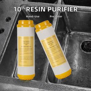 Élément filtrant en résine de 10 pouces pour purificateur d'eau domestique et commercial, pré-filtre à osmose inverse, élément adoucissant à échange d'ions - Product Image 2