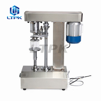 LTPK LT-160C Rouleau à sertir automatique en plastique pour bouteilles de bière Pop Tuna Tennis Ball Machines à sceller les boîtes de conserve alimentaires non rotatives