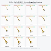 Konektor Kabel Molex Sherlock 35507 2.0mm Single Row Wire to Board dengan Pengunci Terpolarisasi 2 hingga 16 Sirkuit