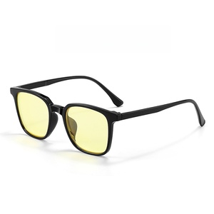 Gafas Unisex con Logotipo Personalizado de Tendencia 2026, Monturas de Gafas con Lentes Amarillas, Rojas y Naranjas, Gafas Anti Luz Azul para Dormir - Product Image 3