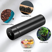Personnalisation des cadeaux NOUVELLE Bouteille d'eau avec rappel Affichage de la température par LED Bouteille d'eau Smart Tumbler Cup Flasks