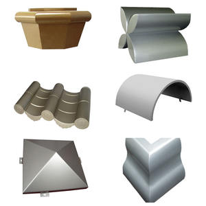 Panneau solide en aluminium / Bardage <span class=keywords><strong>composite</strong></span> pour matériaux de finition de bâtiment - Revêtement PVDF moderne, ignifuge, antistatique et imperméable - Product Image 1