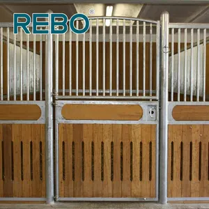 Building good quality bamboo horse stable box charcoal panel